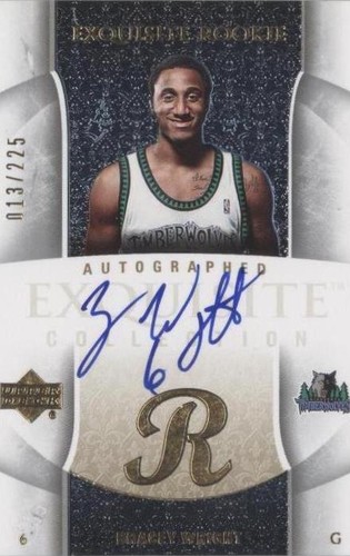 2005-06 Upper Deck Exquisite Collection - Bracey Wright #89-AP