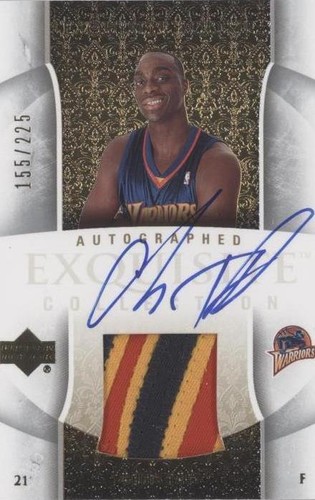 2005-06 Upper Deck Exquisite Collection - Chris Taft #77-AP