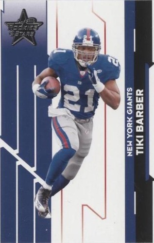 2006 Leaf Rookies & Stars Tiki Barber #71