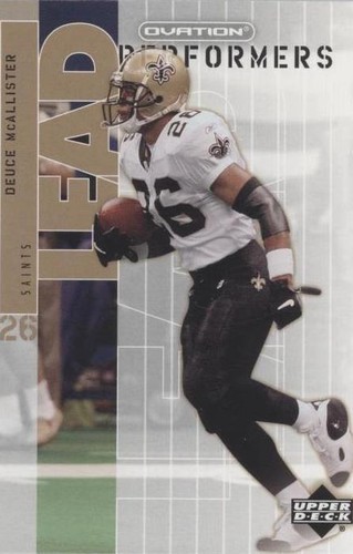 2002 Upper Deck Ovation Deuce McAllister #LP-22