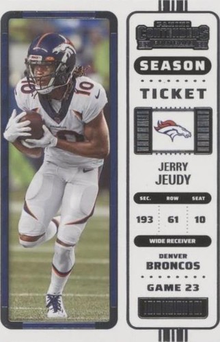 2022 Panini Contenders Jerry Jeudy #33