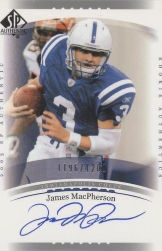 2003 SP Authentic James Macpherson #220