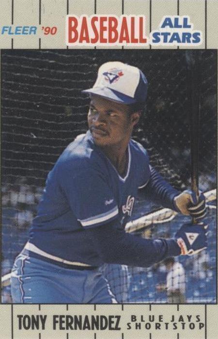 Fleer Baseball All Stars 1990 - Tony Fernández #9