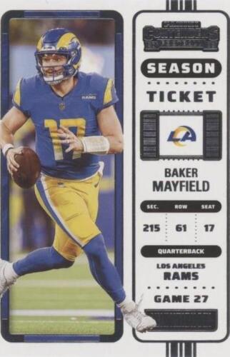 スポーツ選手 NFL CONTENDERS 18RC AUTO Baker Mayfield Baker Mayfield 2018 Contenders #101 Rookie Ticket Auto (Ball