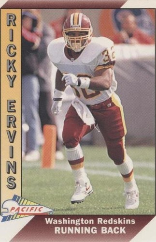 1991 Pacific Ricky Ervins #659