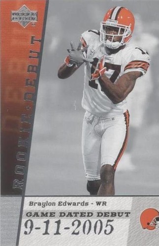 2006 Upper Deck Rookie Debut Braylon Edwards #GDD-BE