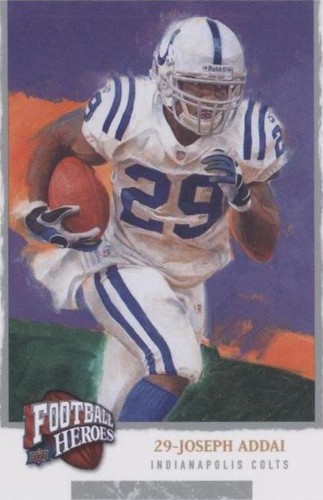 2008 Upper Deck Football Heroes Joseph Addai #49
