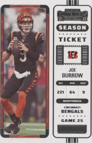 2022 Panini Contenders Joe Burrow #17