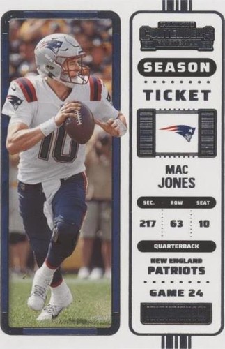 2022 Panini Contenders Mac Jones #85