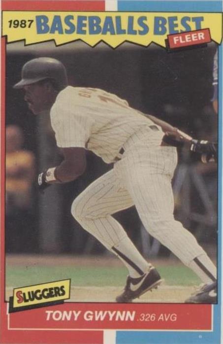 1987 Fleer Baseball's Best Sluggers vs. Pitchers - Тони Гвинн No17