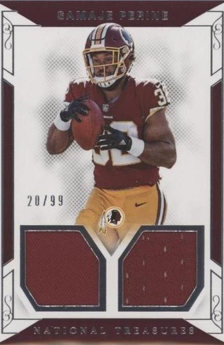 2017 Panini National Treasures Samaje Perine #17