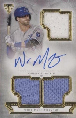 2018 Topps Triple Threads - Whit Merrifield #RFPAR-WM