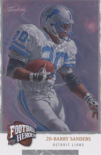 2008 Upper Deck Football Heroes Barry Sanders #201