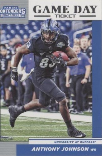 2019 Panini Contenders Draft Picks Anthony Johnson #17