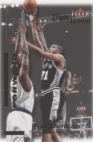 2000-01 Fleer Triple Crown - Tim Duncan #182