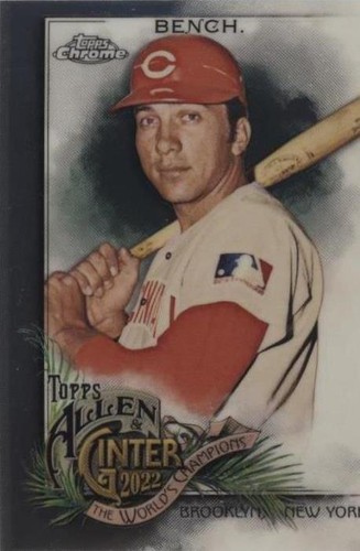 2022 Topps Allen & Ginter Chrome - Johnny Bench #38
