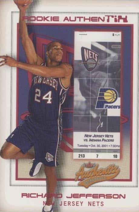 Fleer Authentix 2001-02 - Richard Jefferson #130
