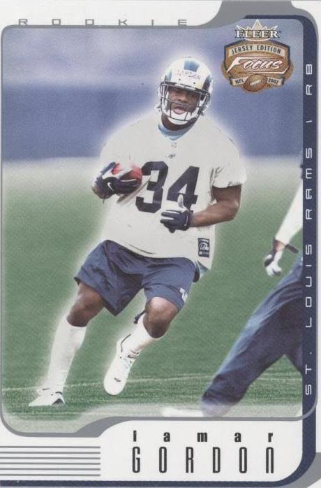 2002 Fleer Focus Jersey Edition Lamar Gordon #131