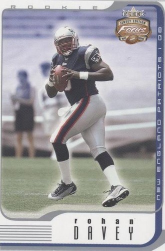 2002 Fleer Focus Jersey Edition Rohan Davey #102