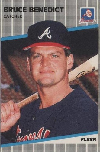 1989 Fleer - Bruce Benedict #587