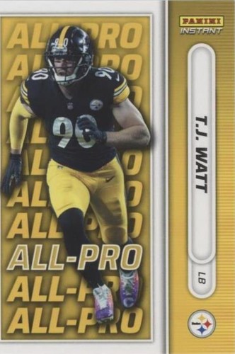 2021 Panini Instant NFL T.J. Watt #AP12