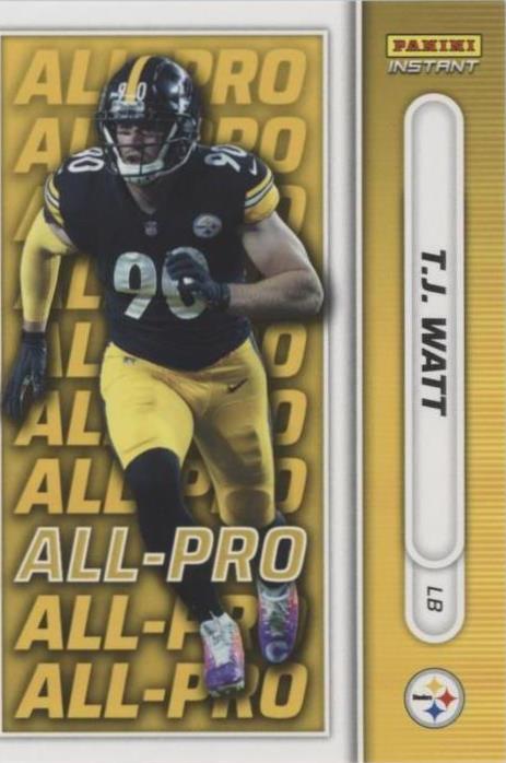 2021 Panini Instant NFL T.J. Watt #AP12