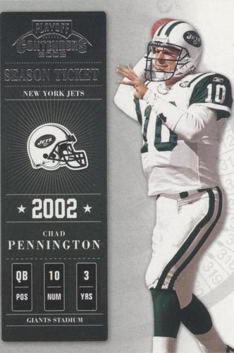 2002 Playoff Contenders Chad Pennington #12
