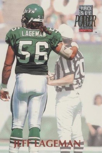 1992 Pro Set Power Jeff Lageman #258