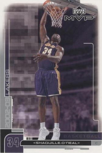 2002 Upper Deck MVP #R9 Shaquille O'Neal Rising to the