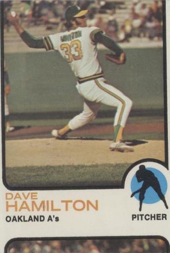 1974 Topps 633 Oakland A's Dave Hamilton | eBay