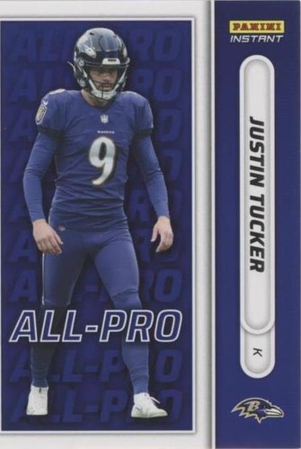 2021 Panini Instant NFL Justin Tucker #AP23