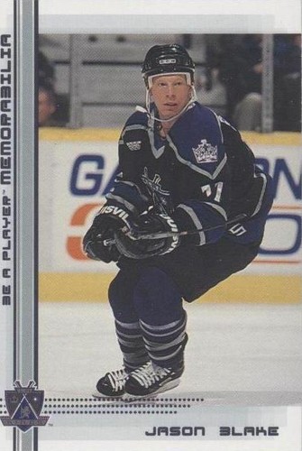 2000-01 In the Game Be A Player Memorabilia - Jason Blake #364