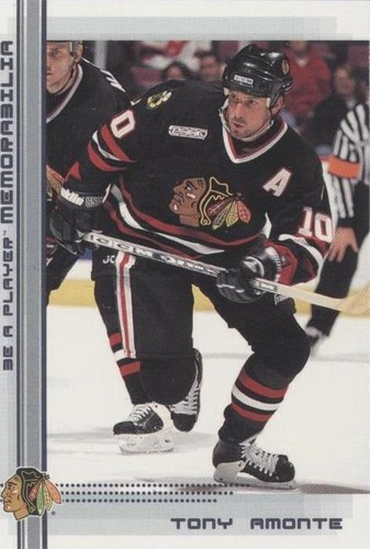 2000-01 In the Game Be A Player Memorabilia - Tony Amonte #264