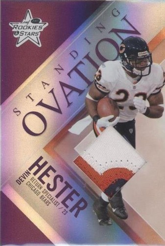 2007 Leaf Rookies & Stars Devin Hester #SO-14