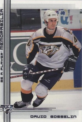 2000-01 In the Game Be A Player Memorabilia - David Gosselin #83