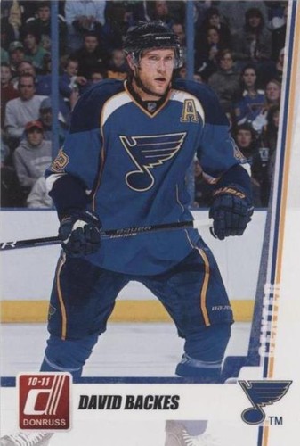 2010-11 Donruss - David Backes #114