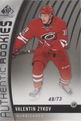 2017-18 SP Game Used - Valentin Zykov #101