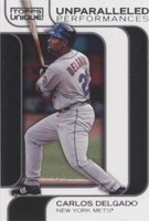 2009 Topps Unique - Carlos Delgado #UP02