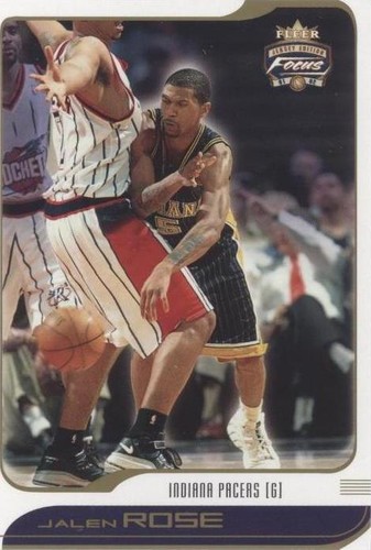 2001-02 Fleer Focus Jersey Edition - Jalen Rose #94