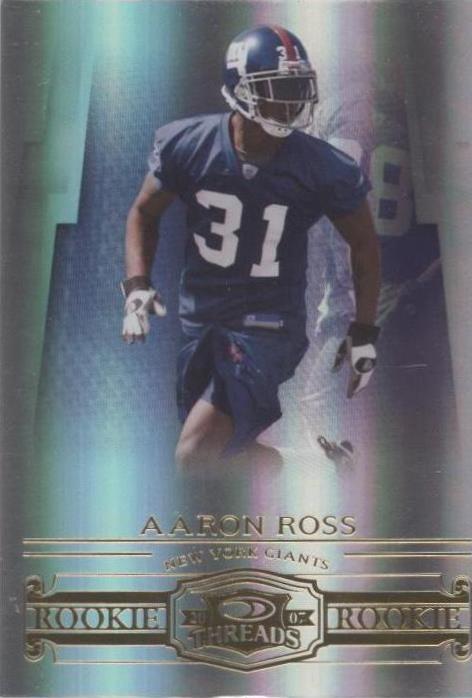 2007 Donruss Threads Aaron Ross #215