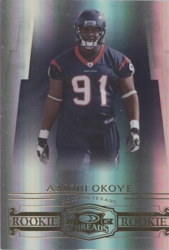 2007 Donruss Threads Amobi Okoye #222