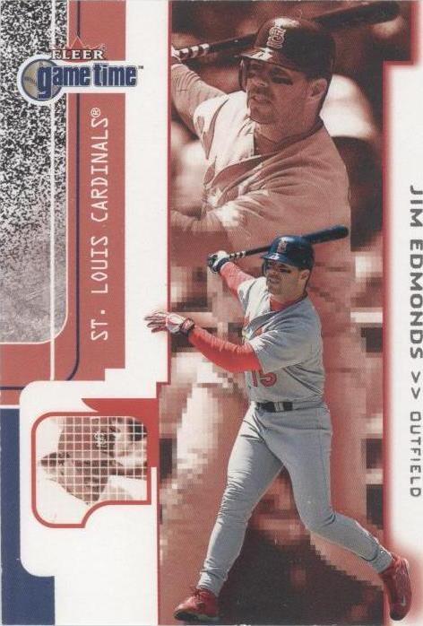 2001 Fleer Game Time - Jim Edmonds #76