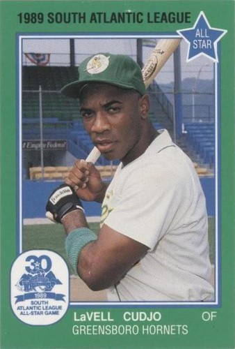 1989 Grand Slam South Atlantic League All-Stars - Lavell Cudjo #34