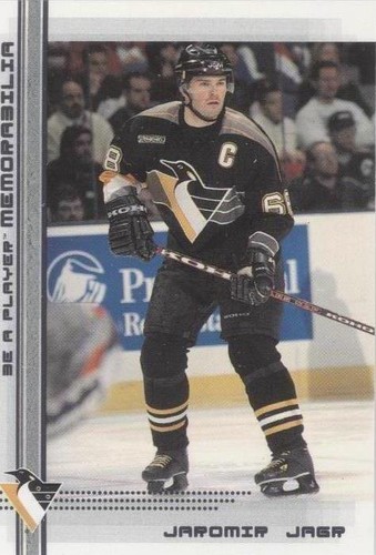 2000-01 In the Game Be A Player Memorabilia - Jaromir Jagr #1
