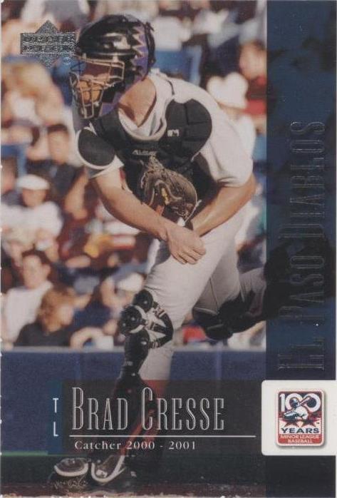 2001 Upper Deck Minor League Baseball Centennial - Brad Cresse #61