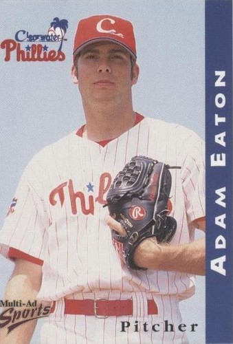 1998 Multi-Ad Sports Clearwater Phillies - Adam Eaton #6