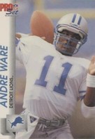 1992 Pro Set Andre Ware #499