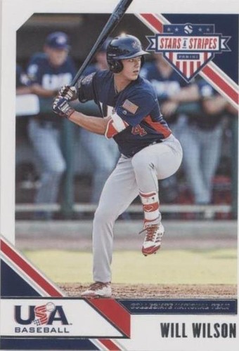 2020 Panini USA Baseball Stars & Stripes - Will Wilson #95