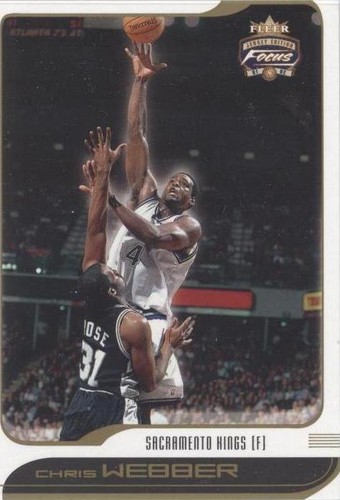 2001-02 Fleer Focus Jersey Edition - Chris Webber #62