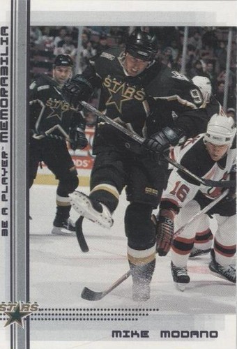 2000-01 In the Game Be A Player Memorabilia - Mike Modano #67